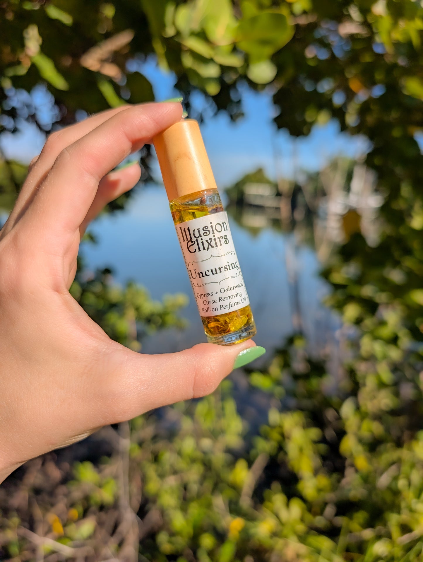 Uncursing Cypress + Cedarwood | Fresh Wood Roll-on Essential Oil Perfume