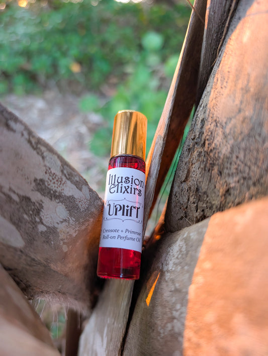 Uplift Creosote + Primrose | Desert after Rain Roll-on Essential Oil Perfume