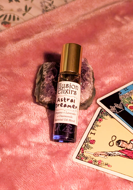 Astral Dreamer | Oregano + Lavender + Chamomile | Roll-On Herbal Aromatherapy Sleep Oil
