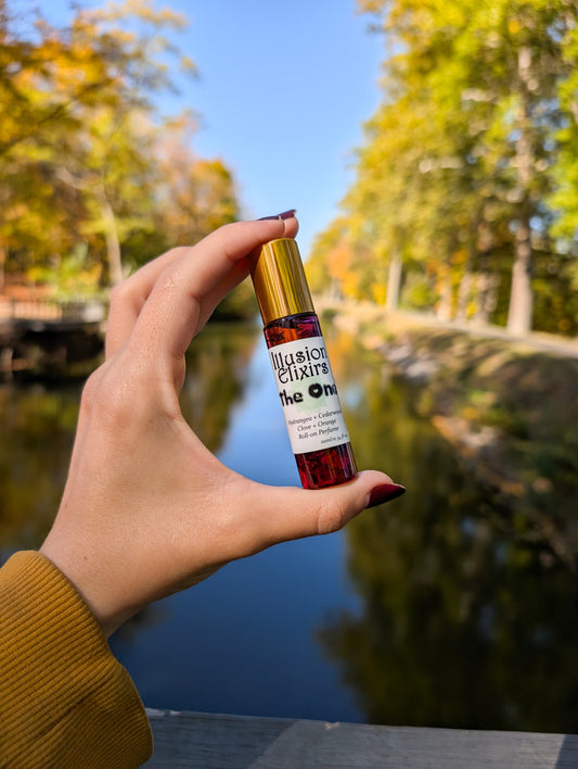 The One Hydrangea + Cedarwood + Clove + Orange| Fall + Winter Roll-on Essential Oil Perfume