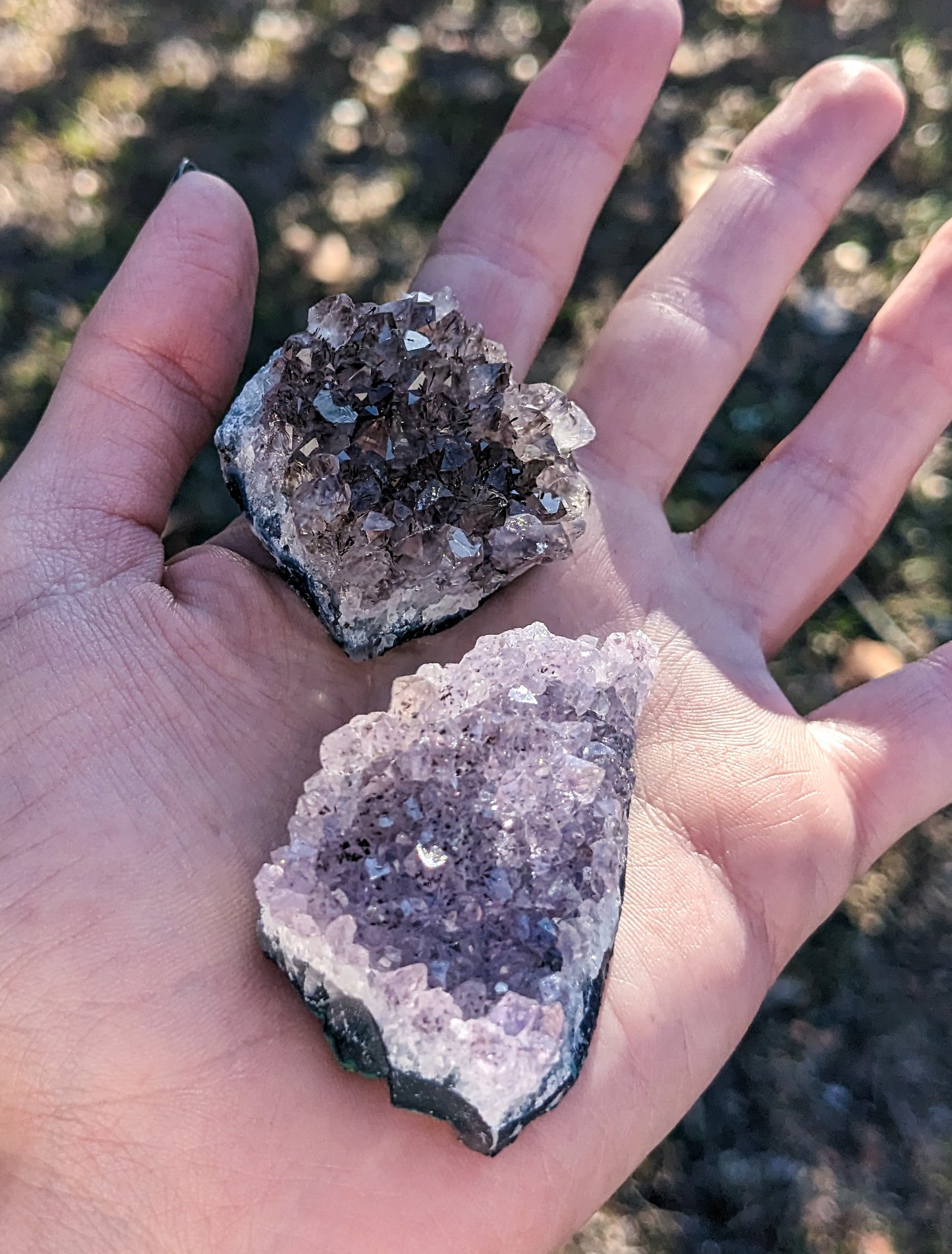 ONE Small Amethyst Cluster Raw Crystal